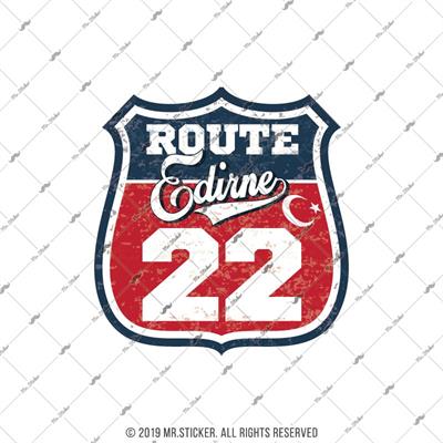 ROUP34 Route Edirne 22 Etiketi