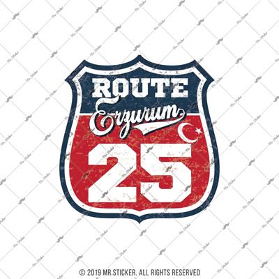 ROUP37 Route Erzurum 25 Etiketi