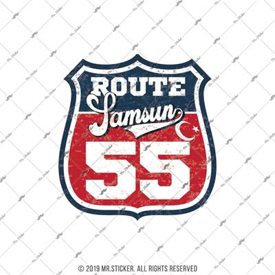 ROUP67 Route Samsun 55 Etiketi