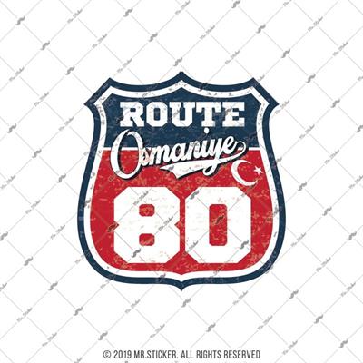 ROUP92 Route Osmaniye 80 Etiketi