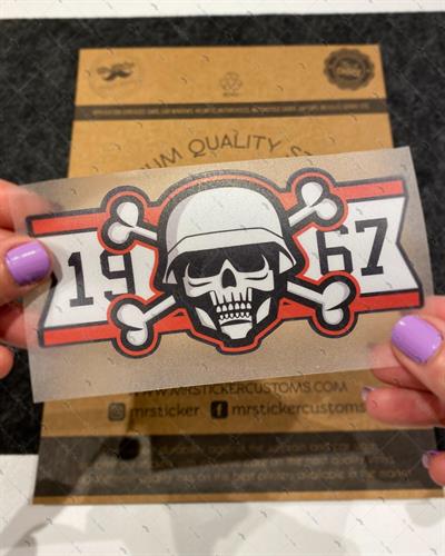 SKL1  Asker Kurukafa Etiketi