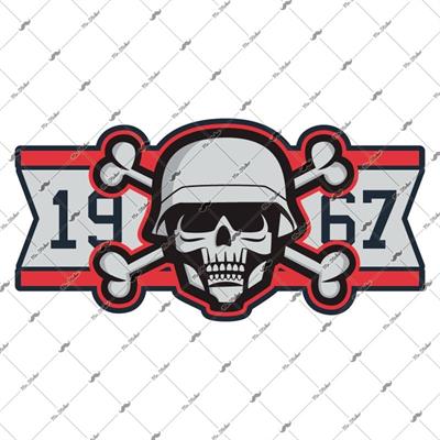 SKL1  Asker Kurukafa Etiketi