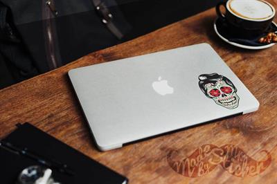 SKL26 Elvis Sacli Sugar Skull Kurukafa Etiketi