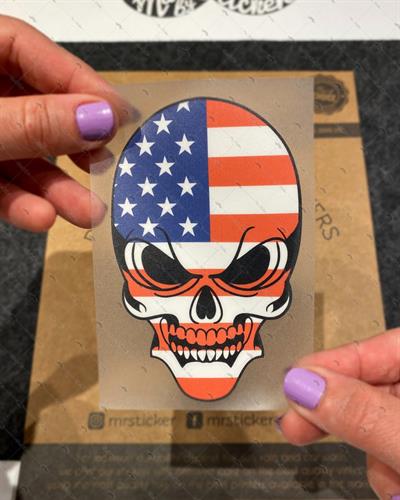 SKL31 Amerikan Kurukafa Etiketi