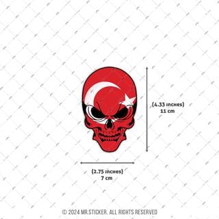 SKL32 Cilgin Turk Kurukafa Etiketi