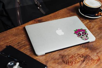 SKL8 Sugar Skull Kurukafa Etiketi