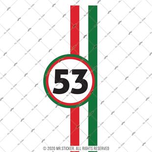 STS32 Kişiye Özel Numaralı Kırmızı Beyaz Yeşil Desenli Şerit