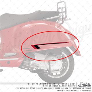 STS39 Vespa Uyumlu Yan Cita Seti Renk Secenekli