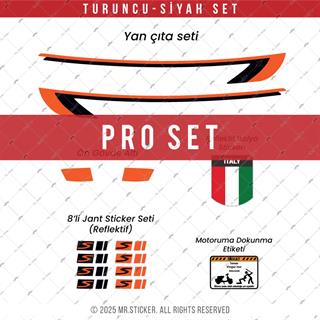 STS47 Vespa Primavera ve Sprint Uyumlu Yan Cita Sticker Seti