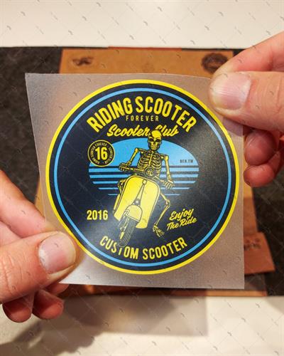 VSP27 Scooter Club Etiketi