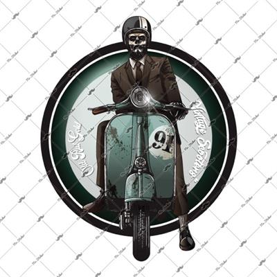 VSP28 Vintage Scooter Etiketi