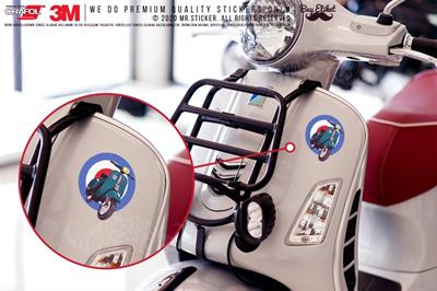 VSP33 Retro Scooter Etiketi