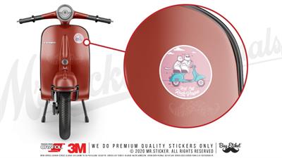 VSP47 Scooter Suren Kediler Etiketi