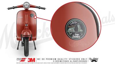 VSP50 Vintage Scooter Etiketi