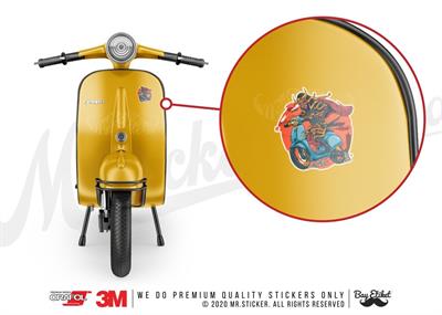 VSP55 Scooterli Samuray Etiketi
