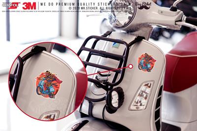 VSP55 Scooterli Samuray Etiketi