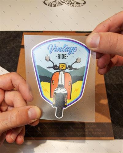 VSP58 Nostaljik Surus Yazili Etiket