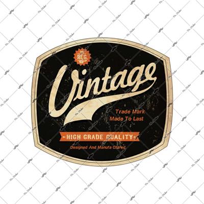 VTR18 Vintage Yazili Etiket