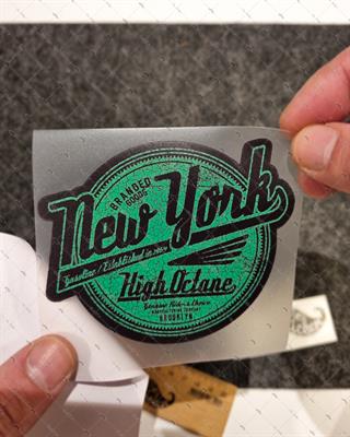VTR25 New York Yazılı Etiket