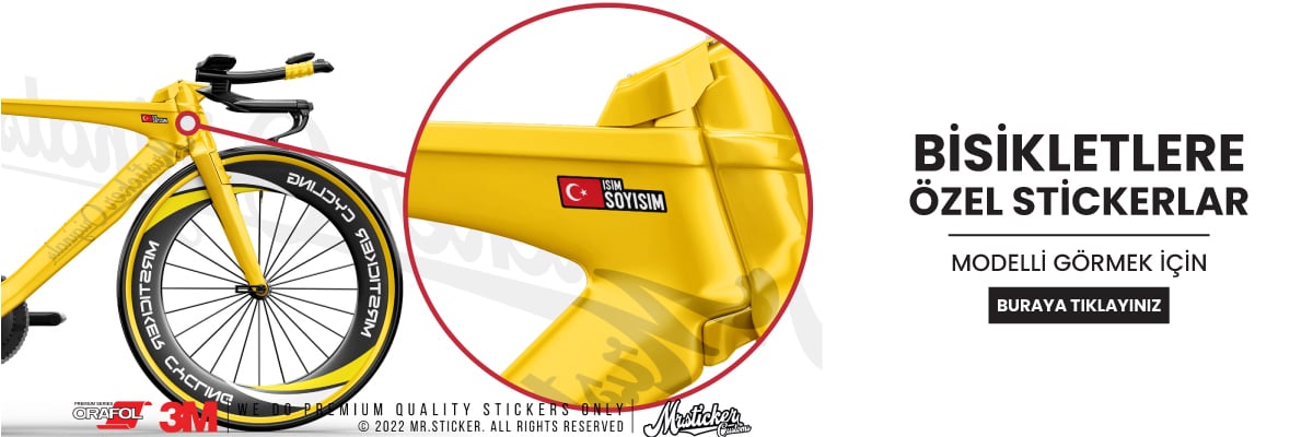 BİSİKLET STİCKERLARI