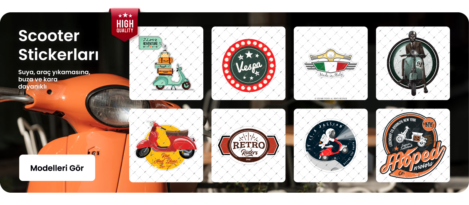 Scooter Stickerları