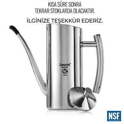 Paslanmaz Çelik İtalyan Yağdanlık 750 ml