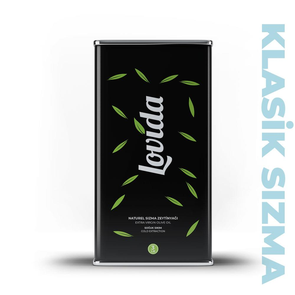 Naturel Sızma Zeytinyağı Soğuk Sıkım 3 Lt Teneke 2024-25
