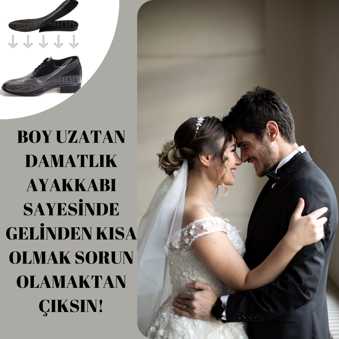 Boy Uzatan Gizli Tabanlı Şıklık ve Rahatlık İçin Özel Tasarım Ayakkabılar