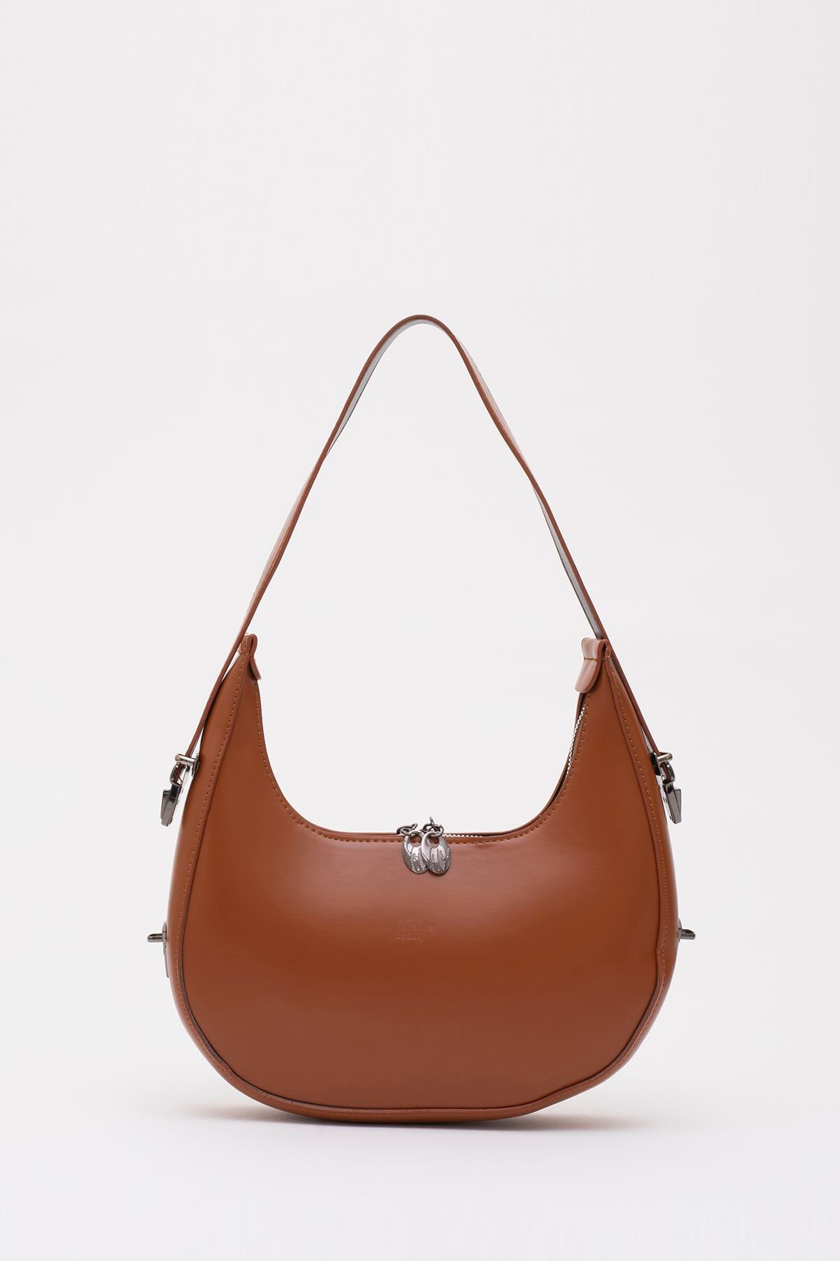 Taba Shk110 Özel Ayarlanabilir Askılı Fermuarlı El, Kol ve Omuz Çantası U:17 E:27 G:7 cm