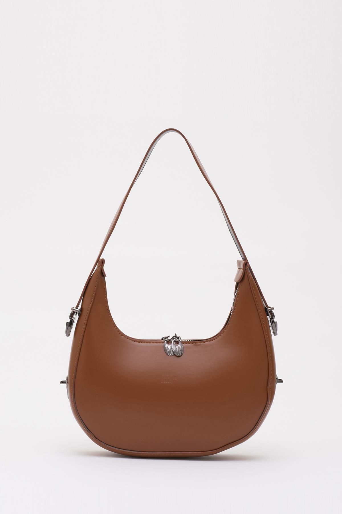 Taba Shk110 Özel Ayarlanabilir Askılı Fermuarlı El, Kol ve Omuz Çantası U:17 E:27 G:7 cm
