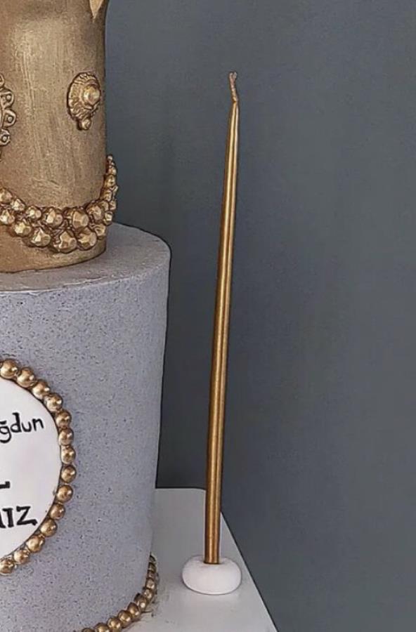15 cm Gold Pasta Mumu 20 Li Paket 