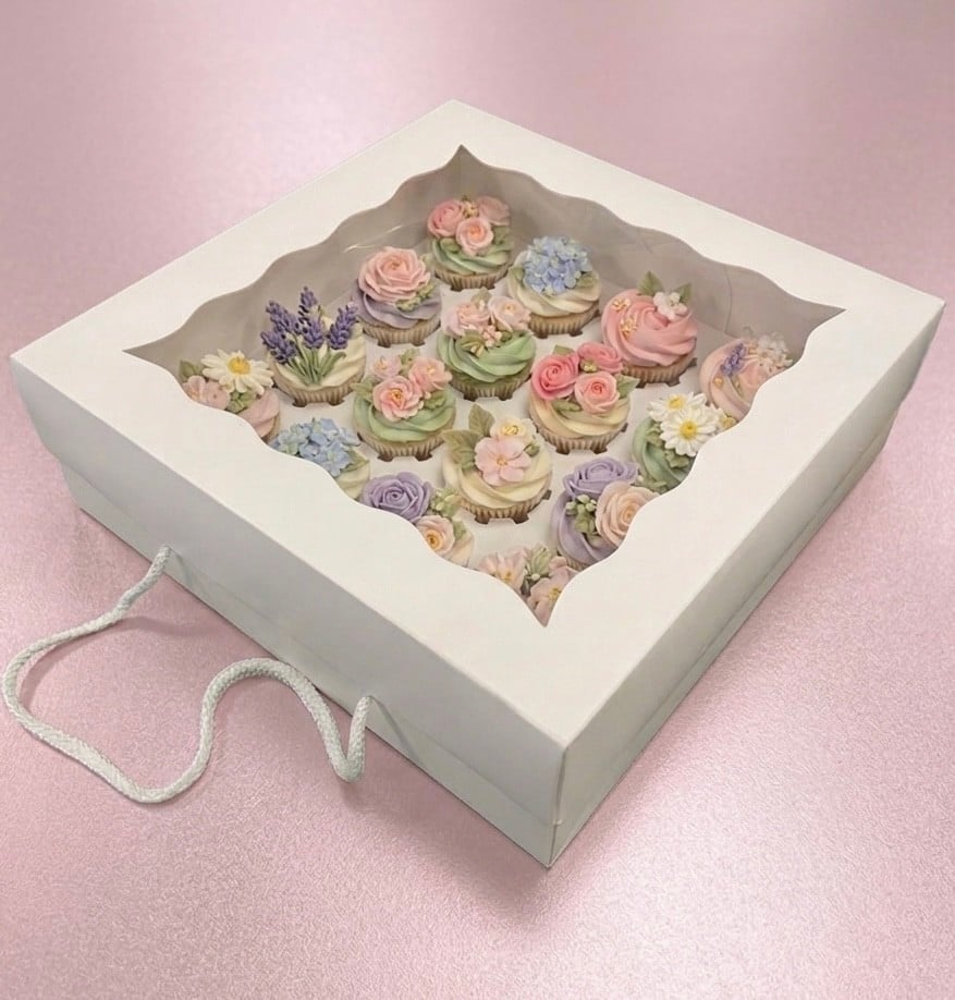 EGE CONCEPT LİFE-16 BÖLMELİ CUP CAKE KUTUSU 35x35x11 