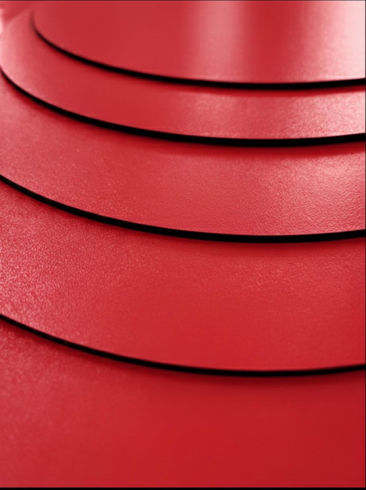 EGE CONCEPT LİFE-25 cm MDF YUVARLAK KIRMIZI