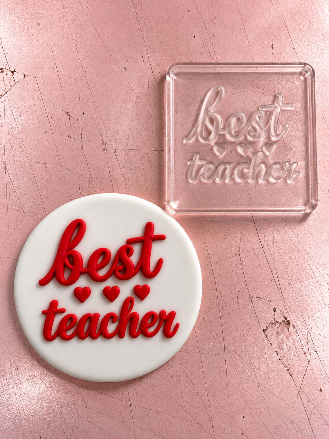 EGE CONCEPT LİFE-Baskı Kalıbı BEST TEACHER 