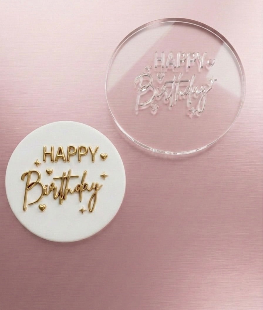 EGE CONCEPT LİFE-Baskı Kalıbı HAPPY BİRTHDAY no:2
