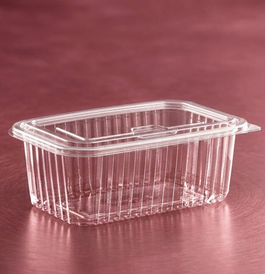 Düz qapaqlı sızdırmaz plastik qab 250 cc
