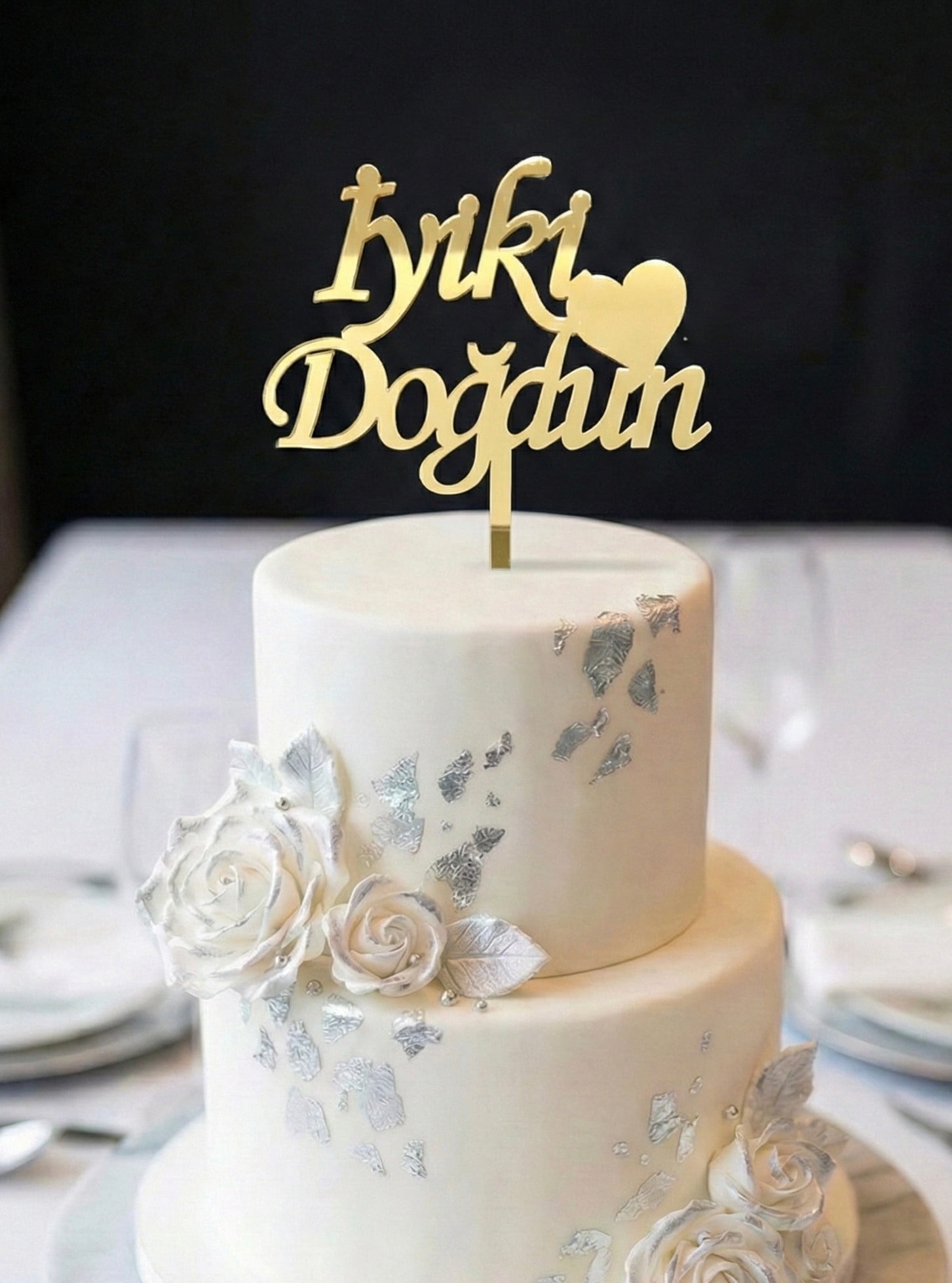 EGE CONCEPT LİFE-Kod 5 PLEKSİ İYİ Kİ DOĞDUN GOLD