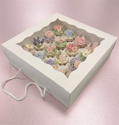 16 BÖLMELİ CUP CAKE KUTUSU 35x35x11