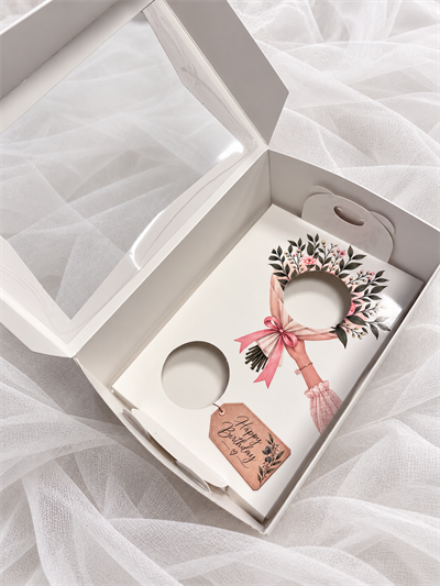 2 BÖLMELİ BUKET HAPPY BİRTHDAY CUPCAKE KUTUSU ADETLİ SATIŞ