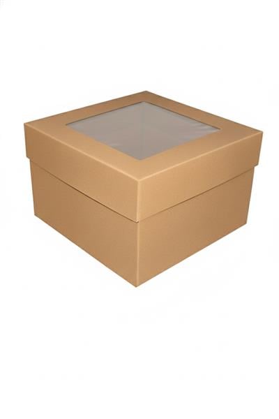 30x30x20 ASETAT KAPAKLI KRAFT RENK