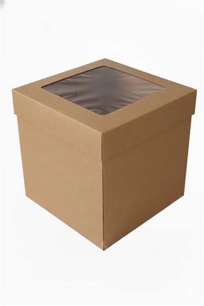 30x30x30 ASETAT KAPAKLI KRAFT RENK 