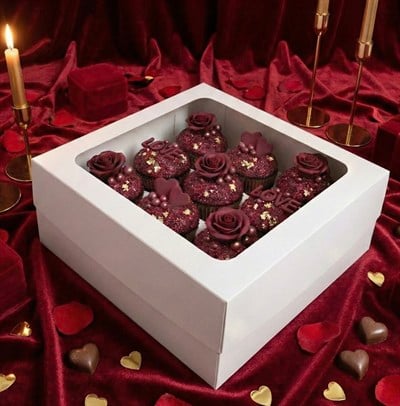 9 lu CUPCAKE KUTUSU 25x25x10