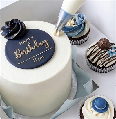 Büyük Boy Baskı Kalıbı HAPPY BIRTHDAY - 11 cm Yuvarlak