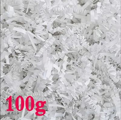 Kırpık kağıt , Rafya BEYAZ 100 gr 