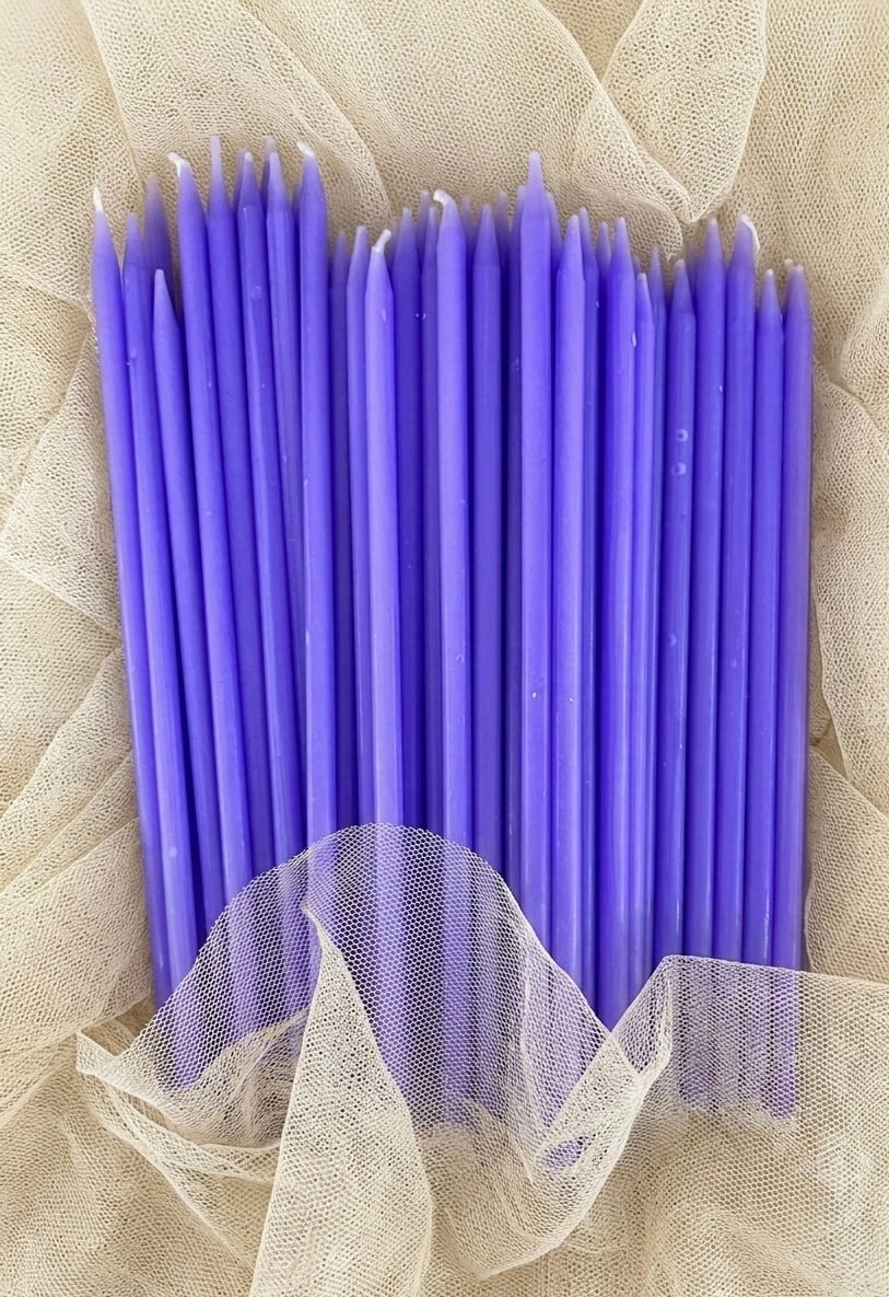 EGE CONCEPT LİFE-20 CM PASTA MUMU LİLA/MOR