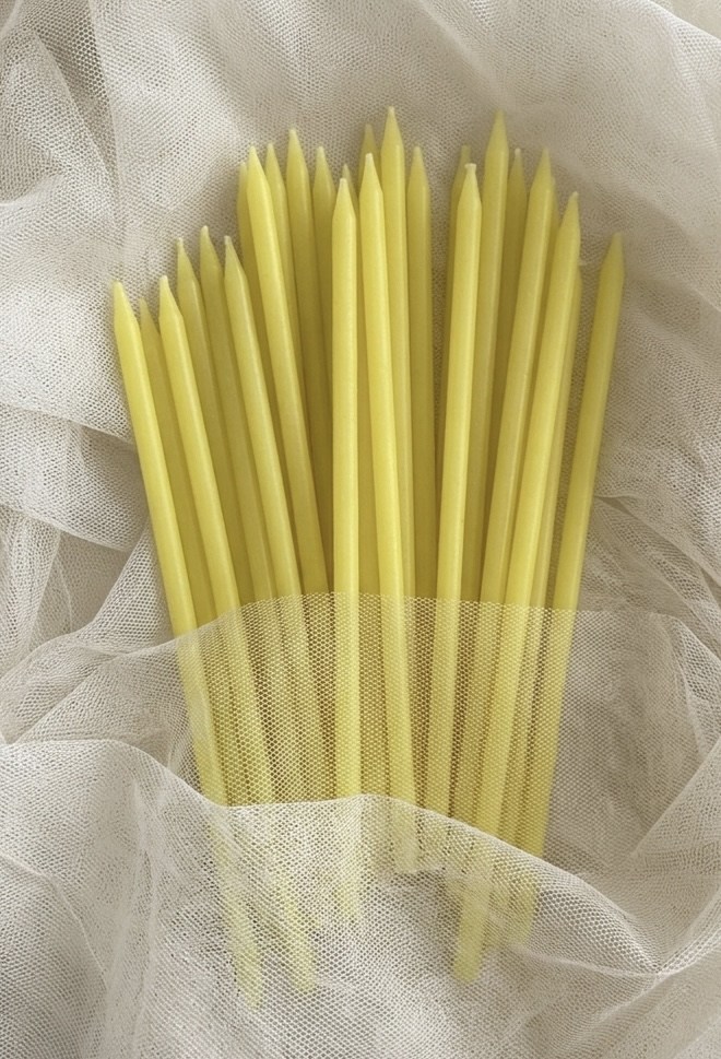 EGE CONCEPT LİFE-20 CM PASTA MUMU SARI