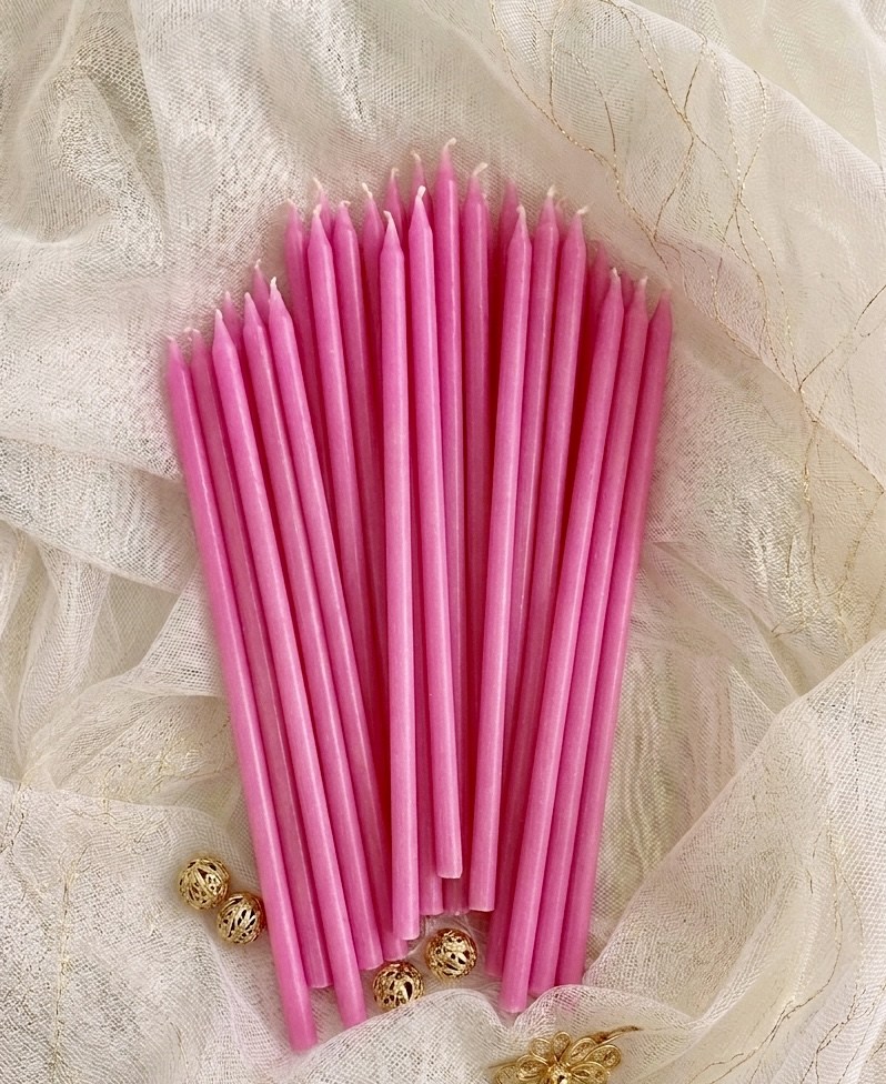 EGE CONCEPT LİFE-20 CM PASTA MUMU SOFT PEMBE 