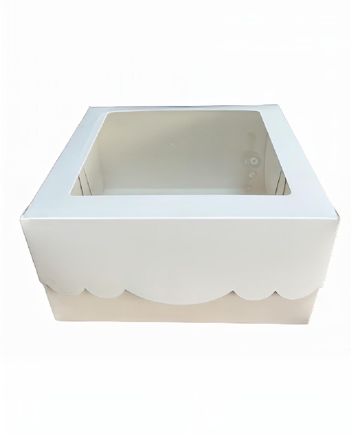 21x21x14 sm Asetatlı Yaş Tort və Quru Pasta Qutusu