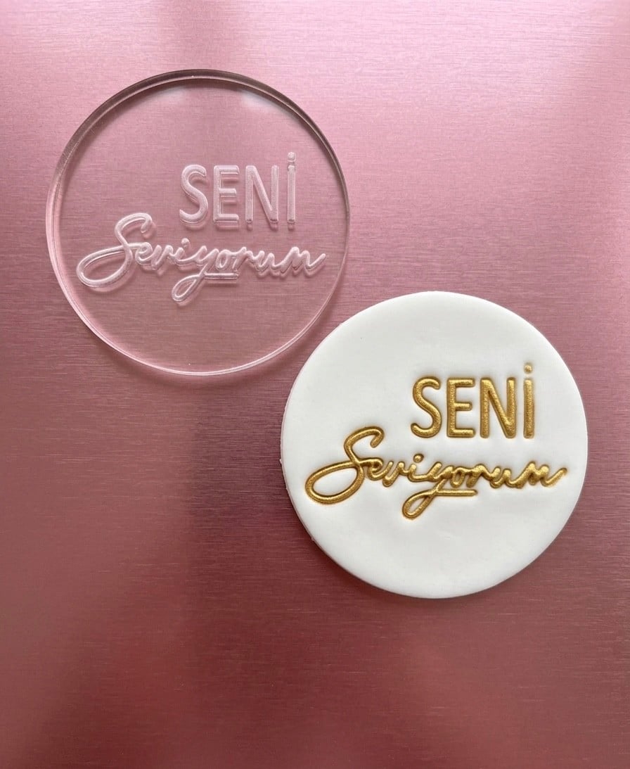 Baskı Kalıbı SENİ SEVİYORUM 