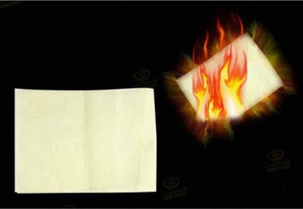 Flash paper Yanıp yok olan sihirbaz kağıdı 1 adet ölçü : 50x20 